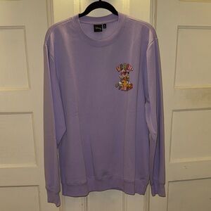 Disney Lavender Crewneck Men's Sweater